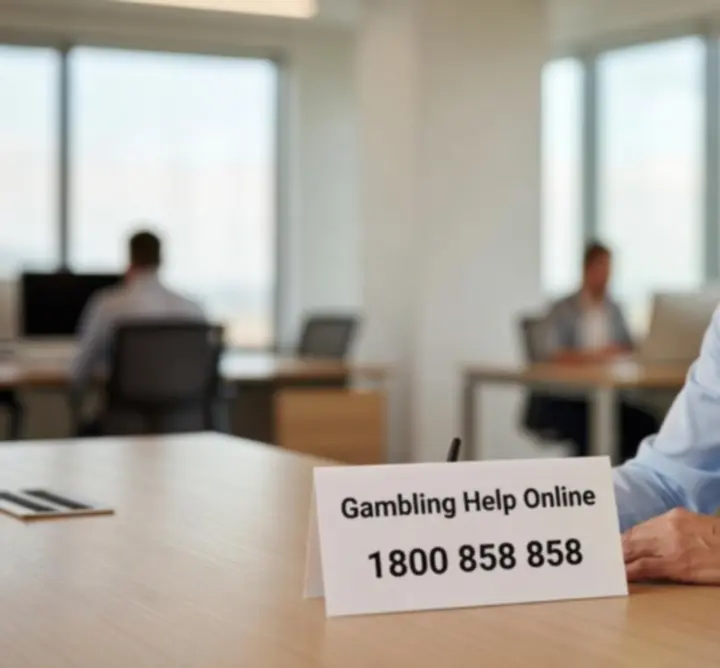 Friendly helpline support team ready to assist players