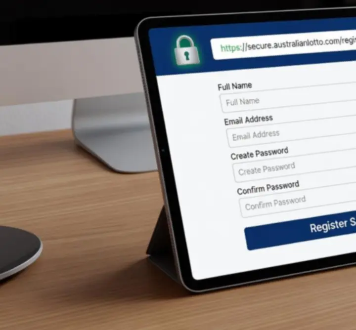 Secure Golden Number Lotto interface with responsible gaming messaging